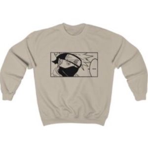 Kakashi Naruto Crewneck Sweater Sweatshirt